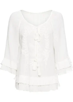 Best Túnica de viscosa suave Mujer Camisas Y Blusas