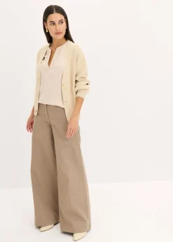 Discount Túnica holgada de satén de manga corta con hombros caídos Mujer Camisas Y Blusas