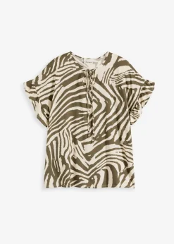 Discount Túnica holgada de viscosa Mujer Camisas Y Blusas