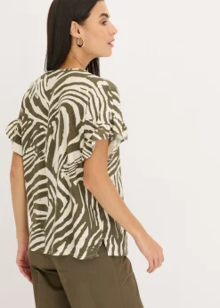 Discount Túnica holgada de viscosa Mujer Camisas Y Blusas