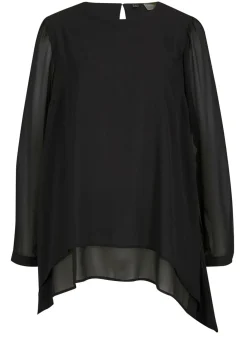 Clearance Túnica larga asimétrica Mujer Camisas Y Blusas