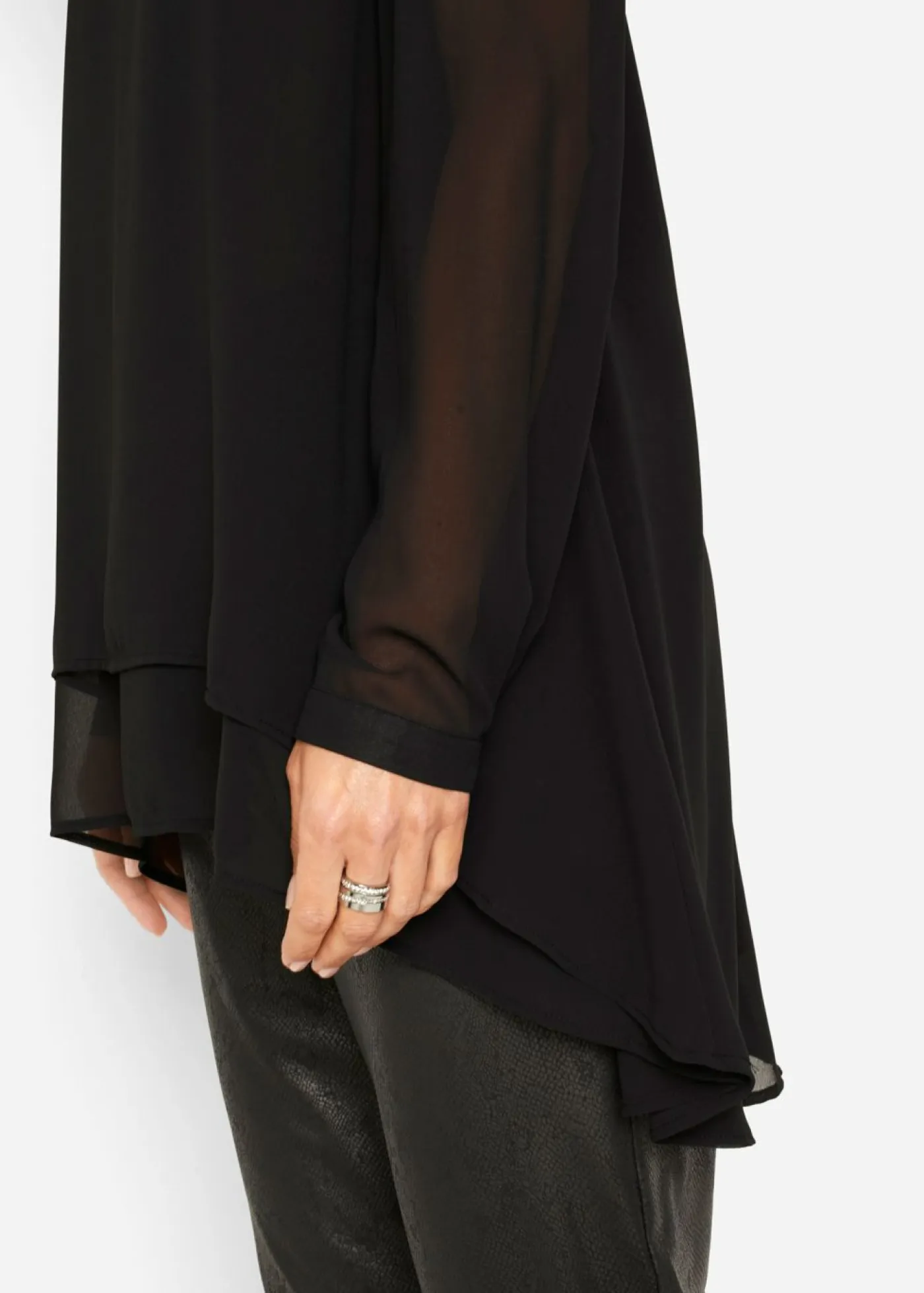 Clearance Túnica larga asimétrica Mujer Camisas Y Blusas