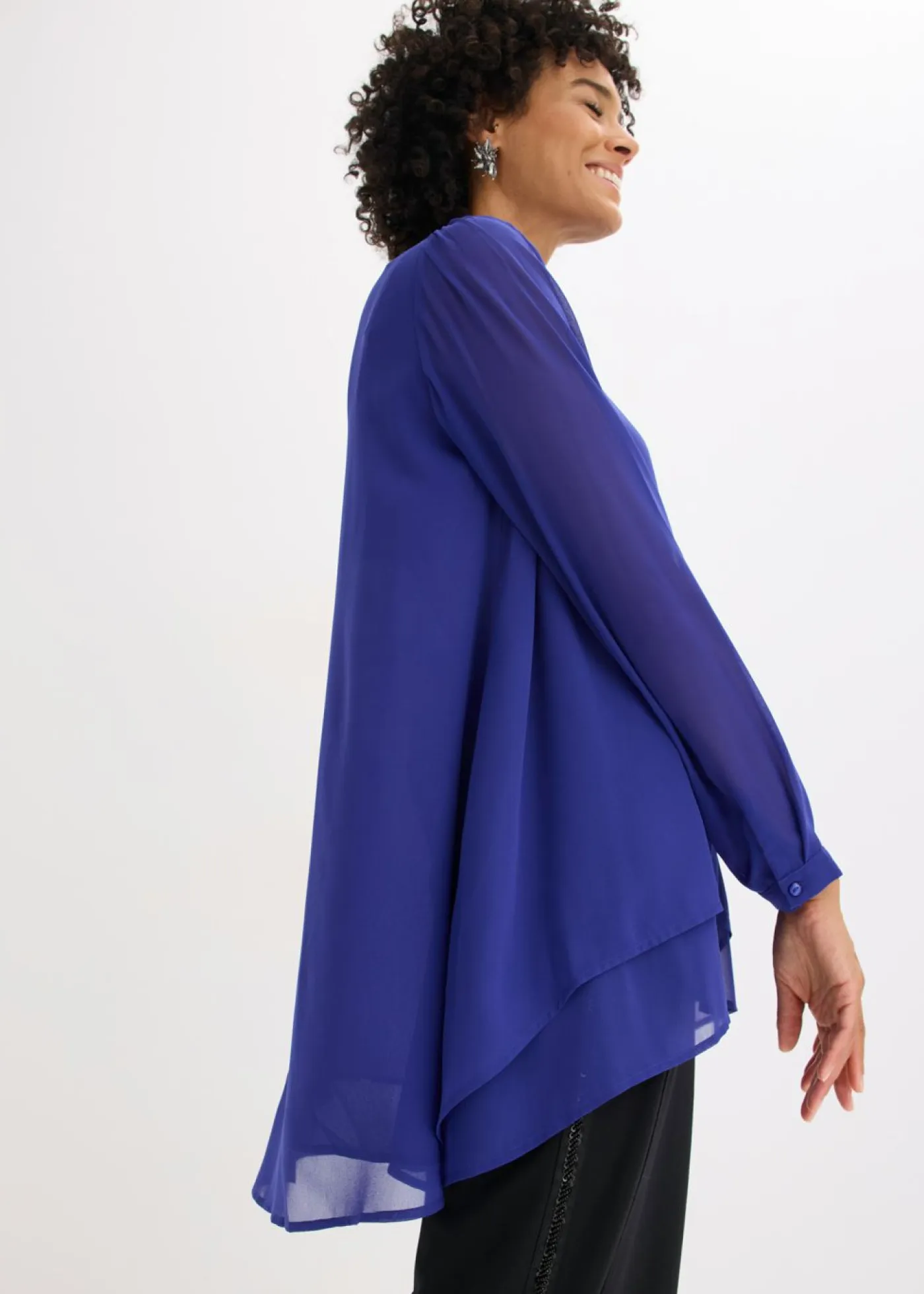 Hot Túnica larga asimétrica Mujer Camisas Y Blusas