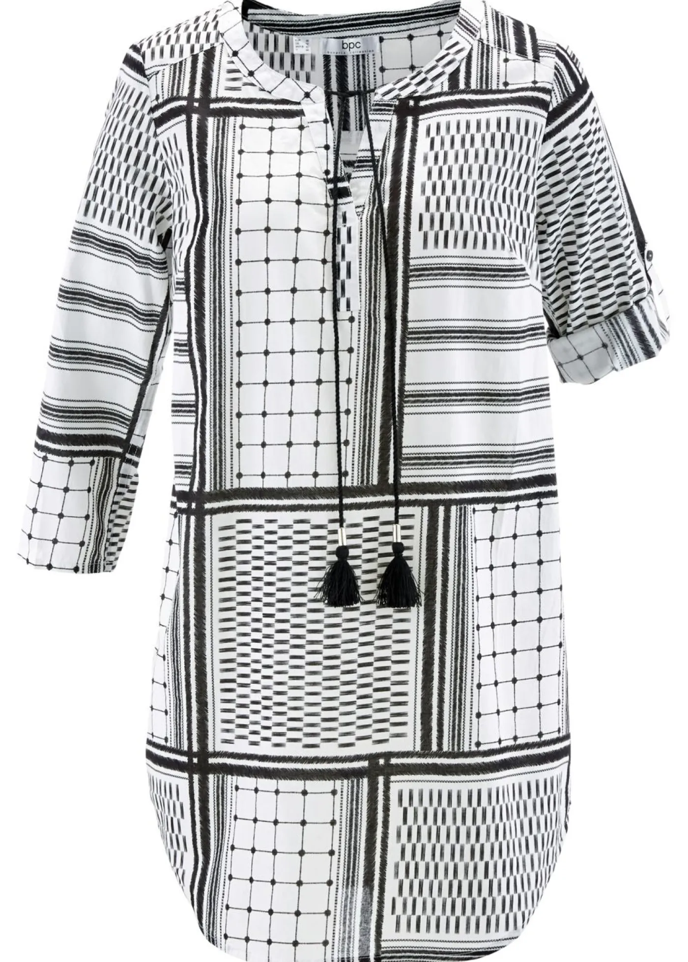 Best Túnica larga de algodón puro Mujer Camisas Y Blusas