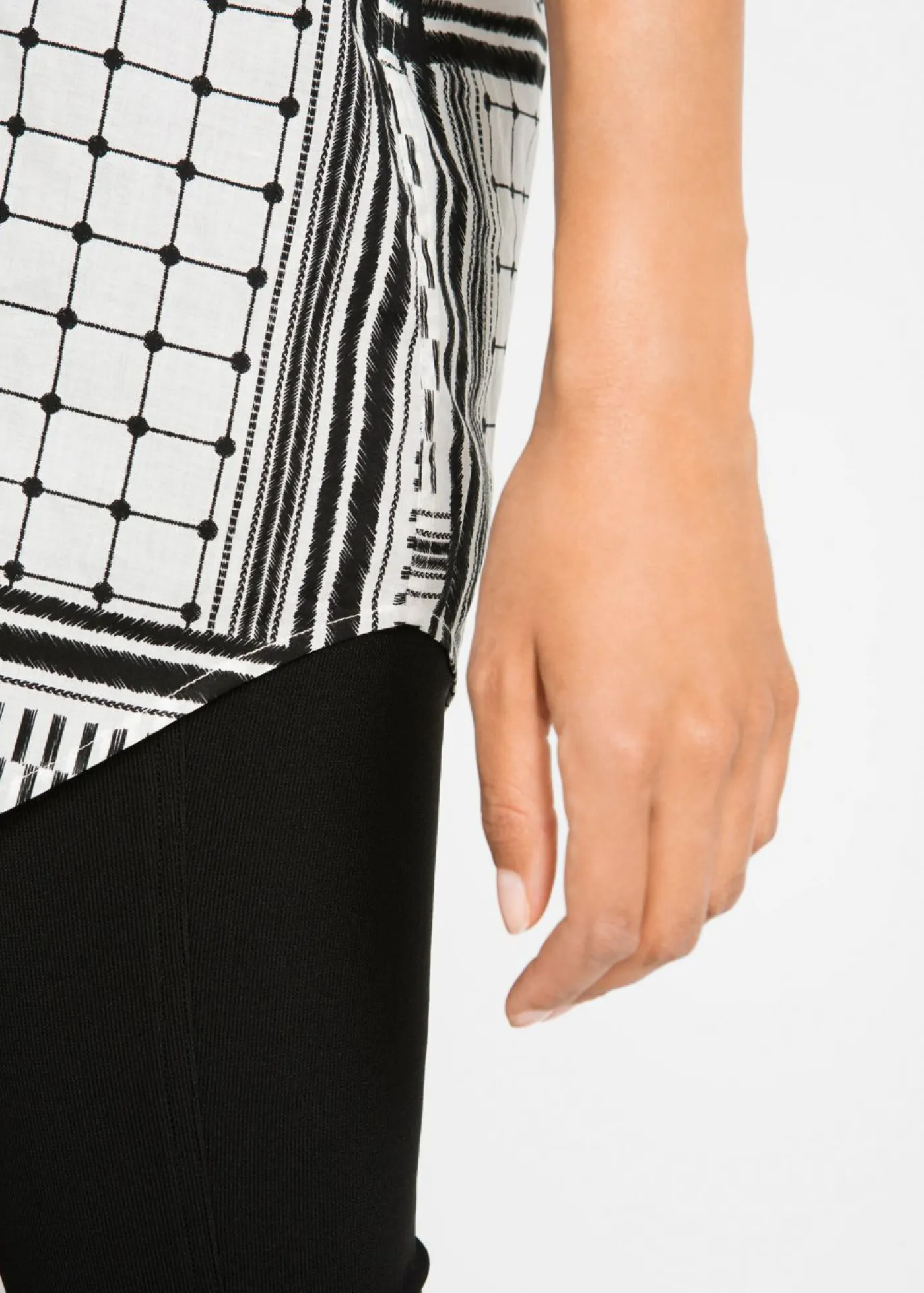 Best Túnica larga de algodón puro Mujer Camisas Y Blusas