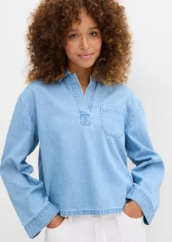 Online Túnica vaquera Mujer Camisas Y Blusas