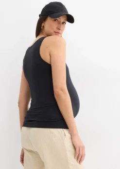 Discount Top 2 en 1 de algodón orgánico para durante y después del embarazo Mujer Premamá