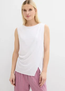 Clearance Top asimétrico Mujer Camisetas|Novedades
