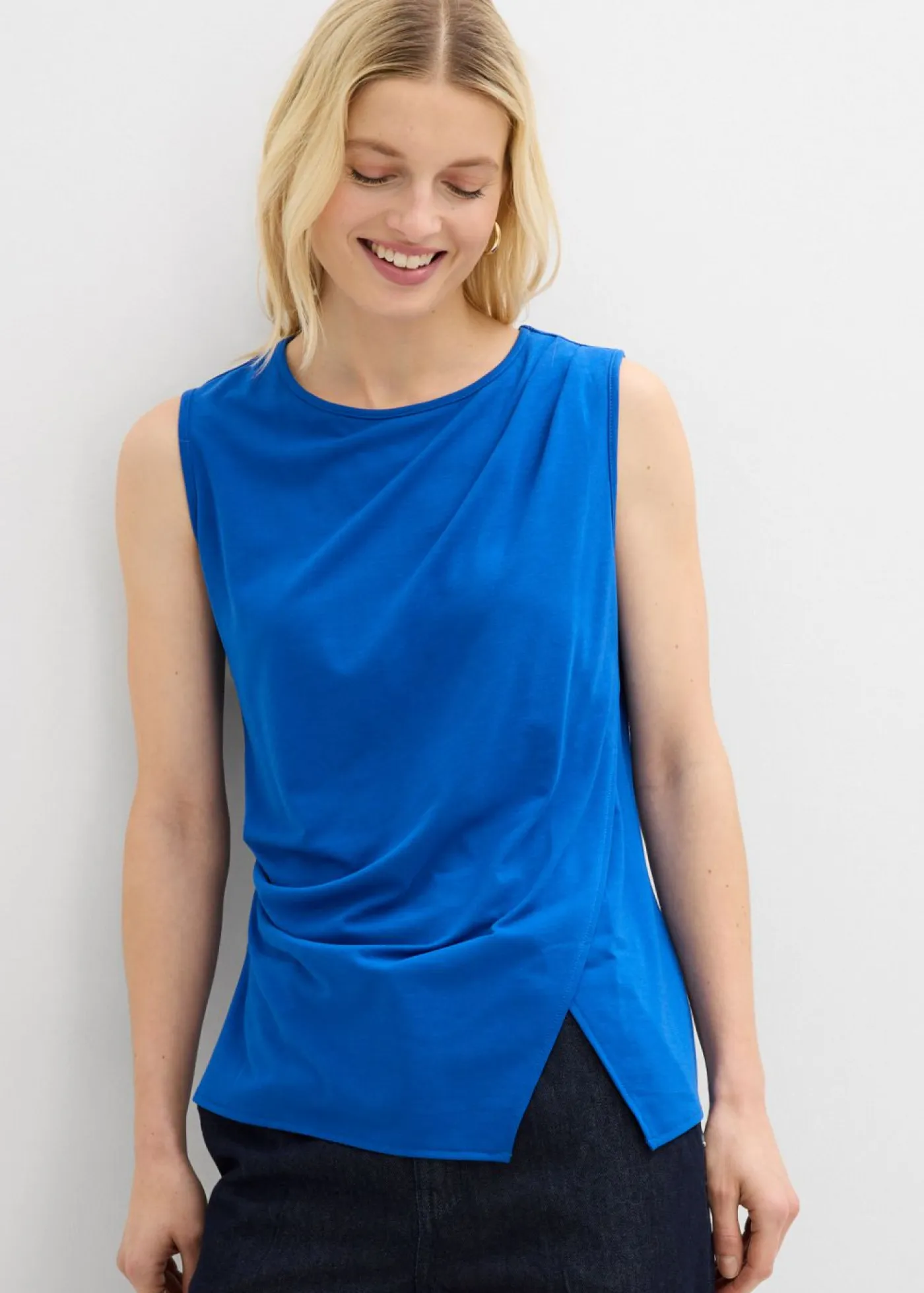 Online Top asimétrico Mujer Camisetas|Novedades