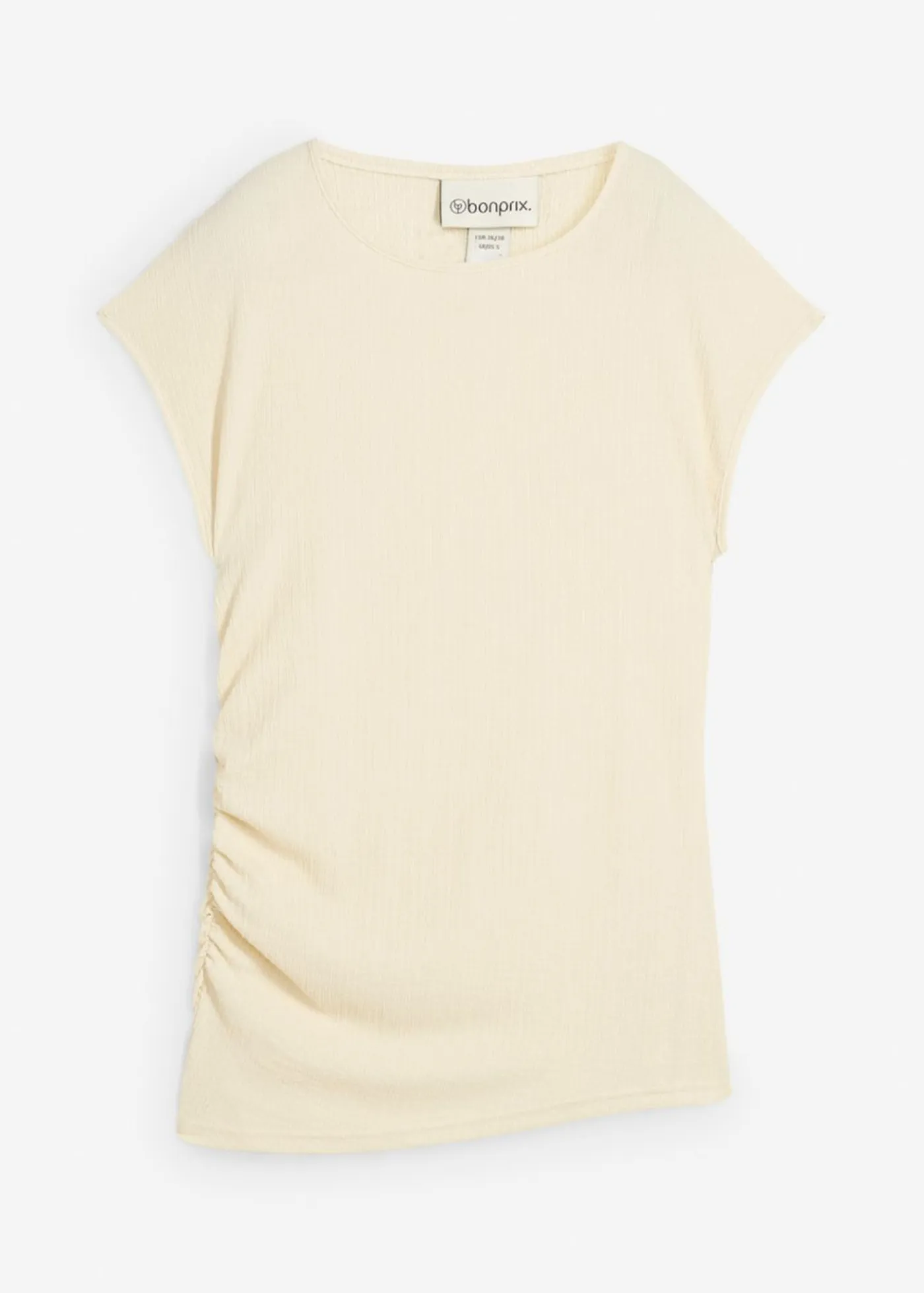 Clearance Top asimétrico de crepé ligero Mujer Camisetas