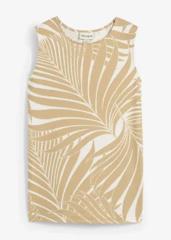 Top con aberturas laterales Mujer Camisetas