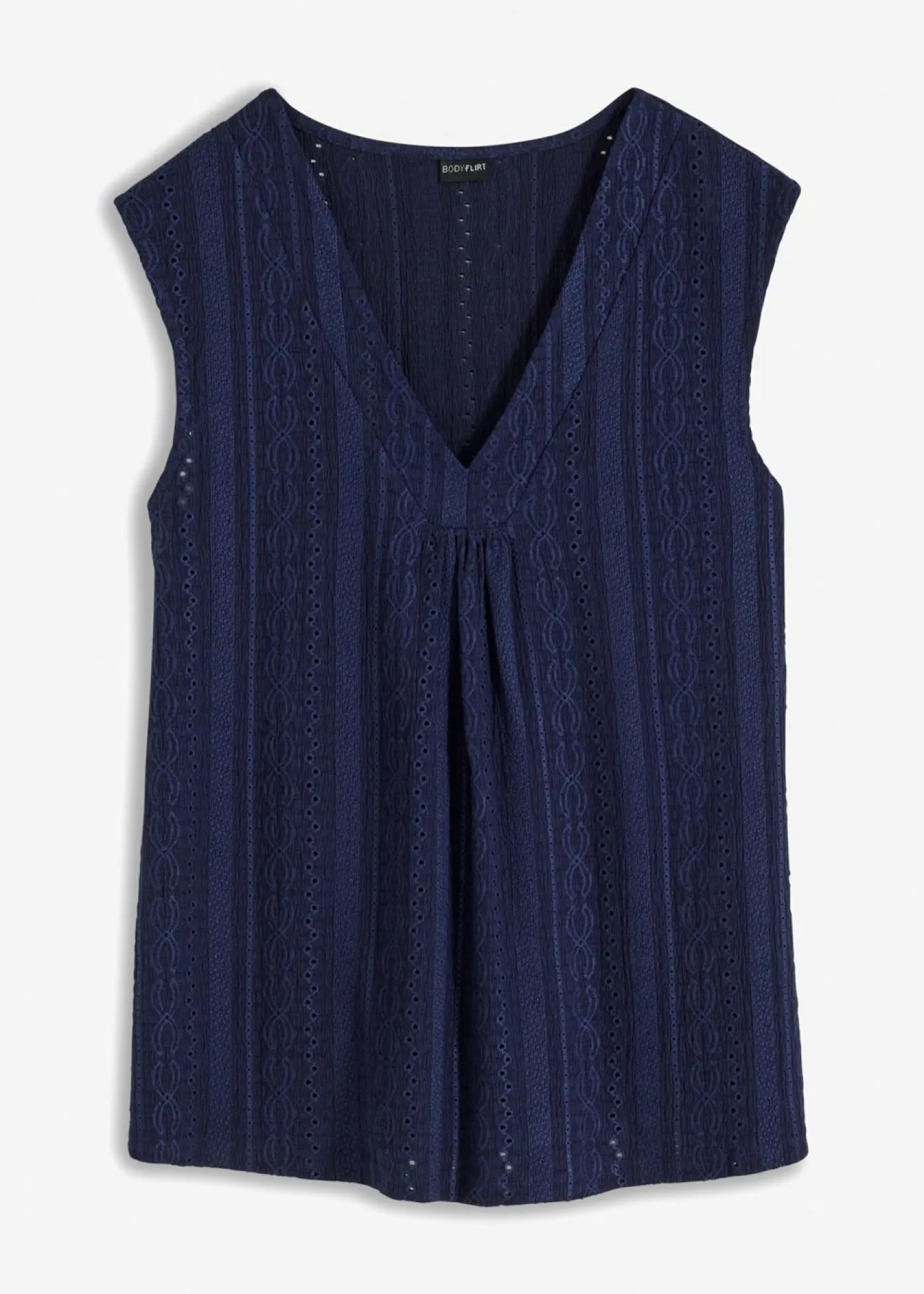 Sale Top con bordado calado Mujer Camisetas|Novedades