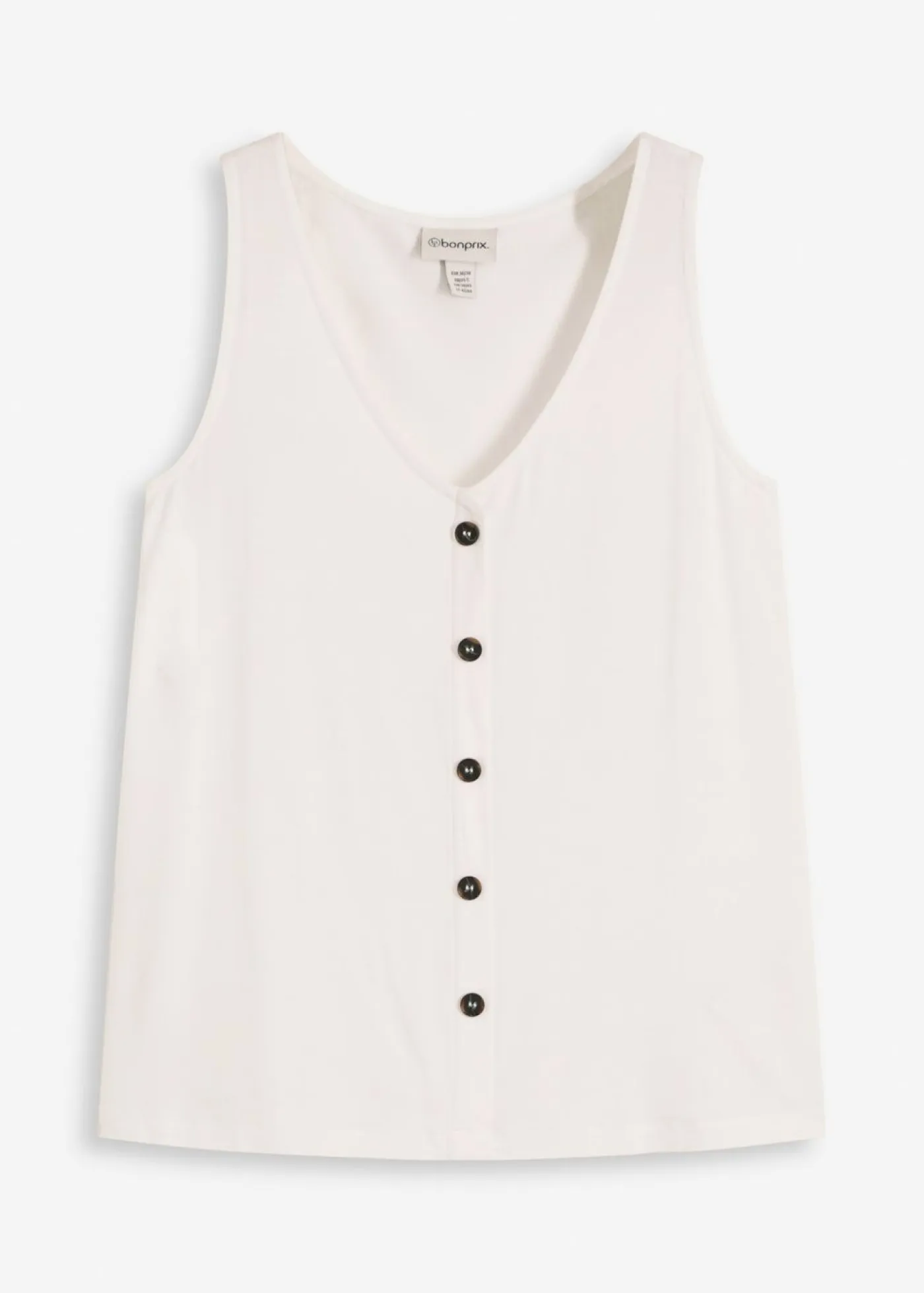 New Top con botones Mujer Camisetas