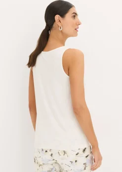 New Top con botones Mujer Camisetas