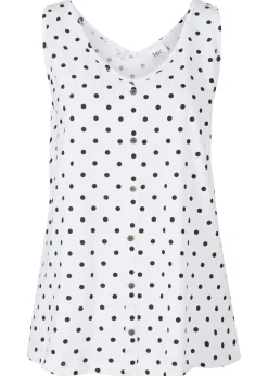Discount Top con botones Mujer Camisetas