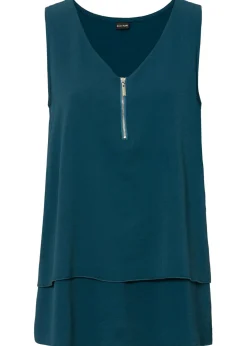 Discount Top con cremallera Mujer Camisas Y Blusas|Camisetas