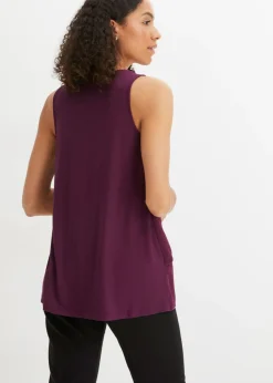 New Top con cremallera Mujer Camisas Y Blusas|Camisetas