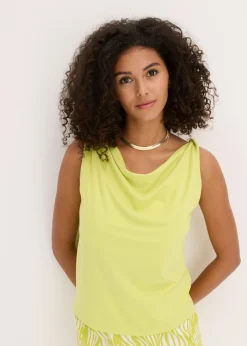 Sale Top con detalle anudado Mujer Camisetas