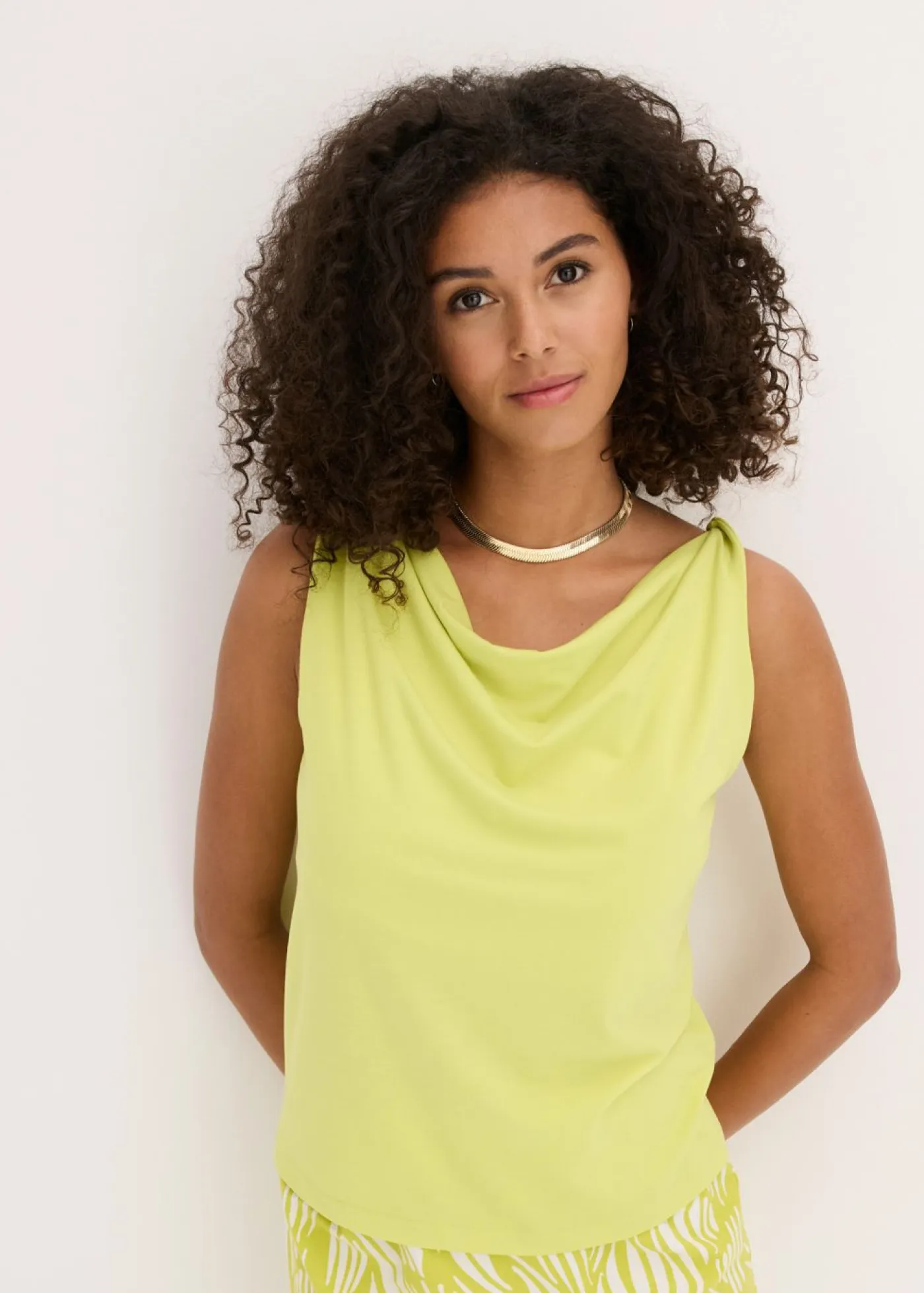 Sale Top con detalle anudado Mujer Camisetas