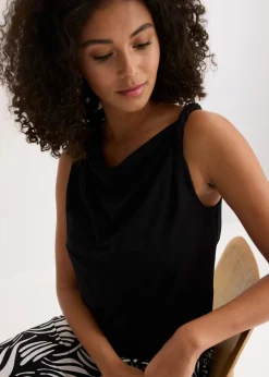 Best Top con detalle anudado Mujer Camisetas