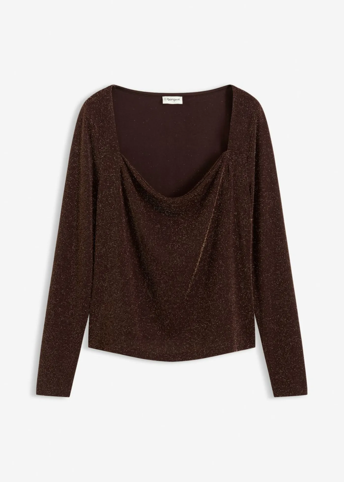 Hot Top con escote cascada Mujer Camisetas