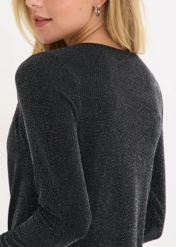 Top con escote cascada Mujer Camisetas