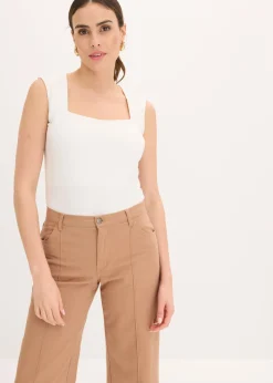 Hot Top con escote cuadrado Mujer Camisetas