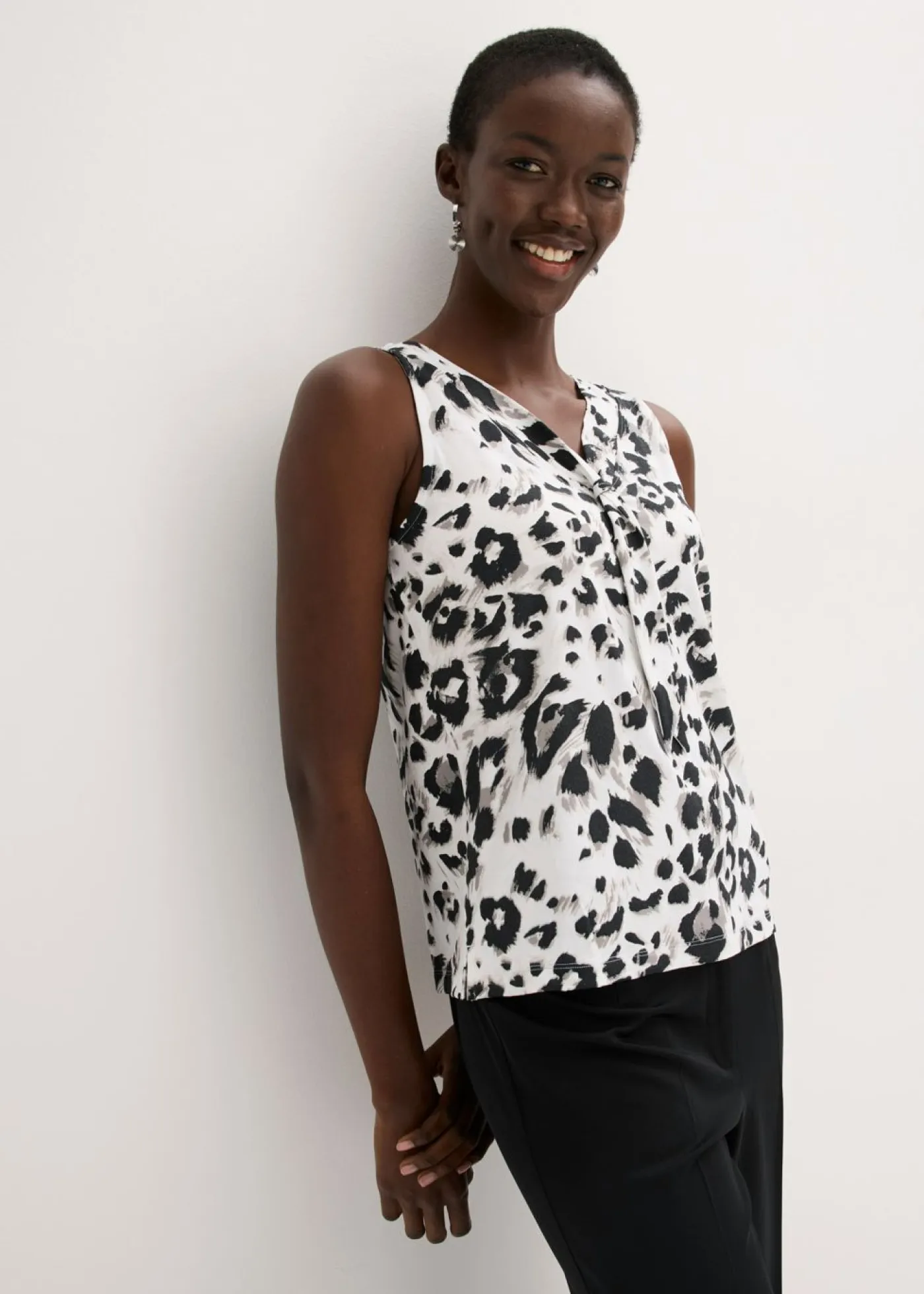 Outlet Top con lazo Mujer Camisetas