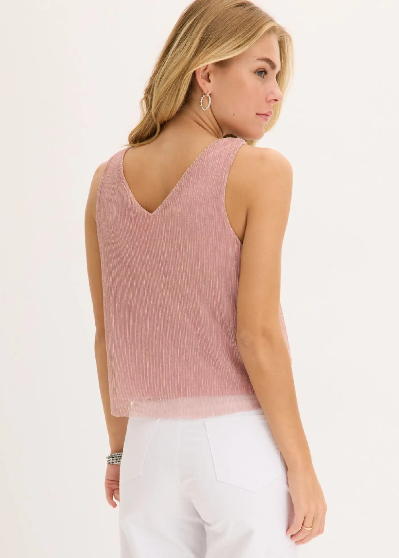Outlet Top corto con escote pronunciado Mujer Camisetas