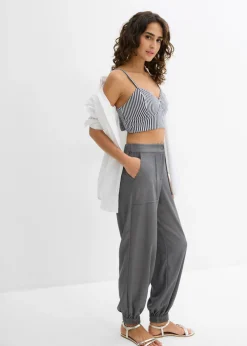 Outlet Top corto de algodón orgánico puro (2 unidades) Mujer Camisetas