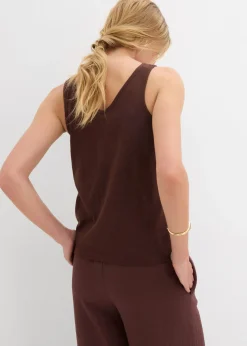 Clearance Top de algodón orgánico puro (2 unidades) Mujer Camisetas Interiores|Básicos