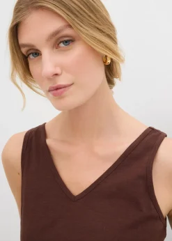Clearance Top de algodón orgánico puro (2 unidades) Mujer Camisetas Interiores|Básicos