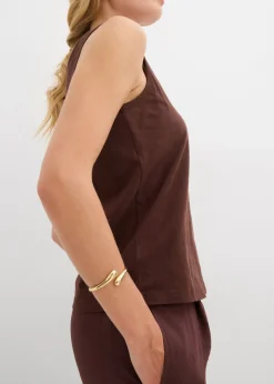 Clearance Top de algodón orgánico puro (2 unidades) Mujer Camisetas Interiores|Básicos