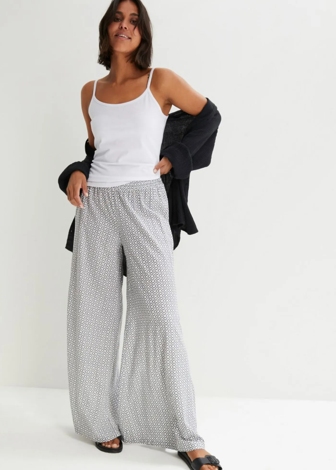 Best Top de algodón orgánico puro con tirantes finos (2 unidades) Mujer Camisetas Interiores|Básicos
