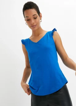 Outlet Top de algodón orgánico puro Mujer Camisetas|Novedades