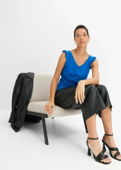 Outlet Top de algodón orgánico puro Mujer Camisetas|Novedades