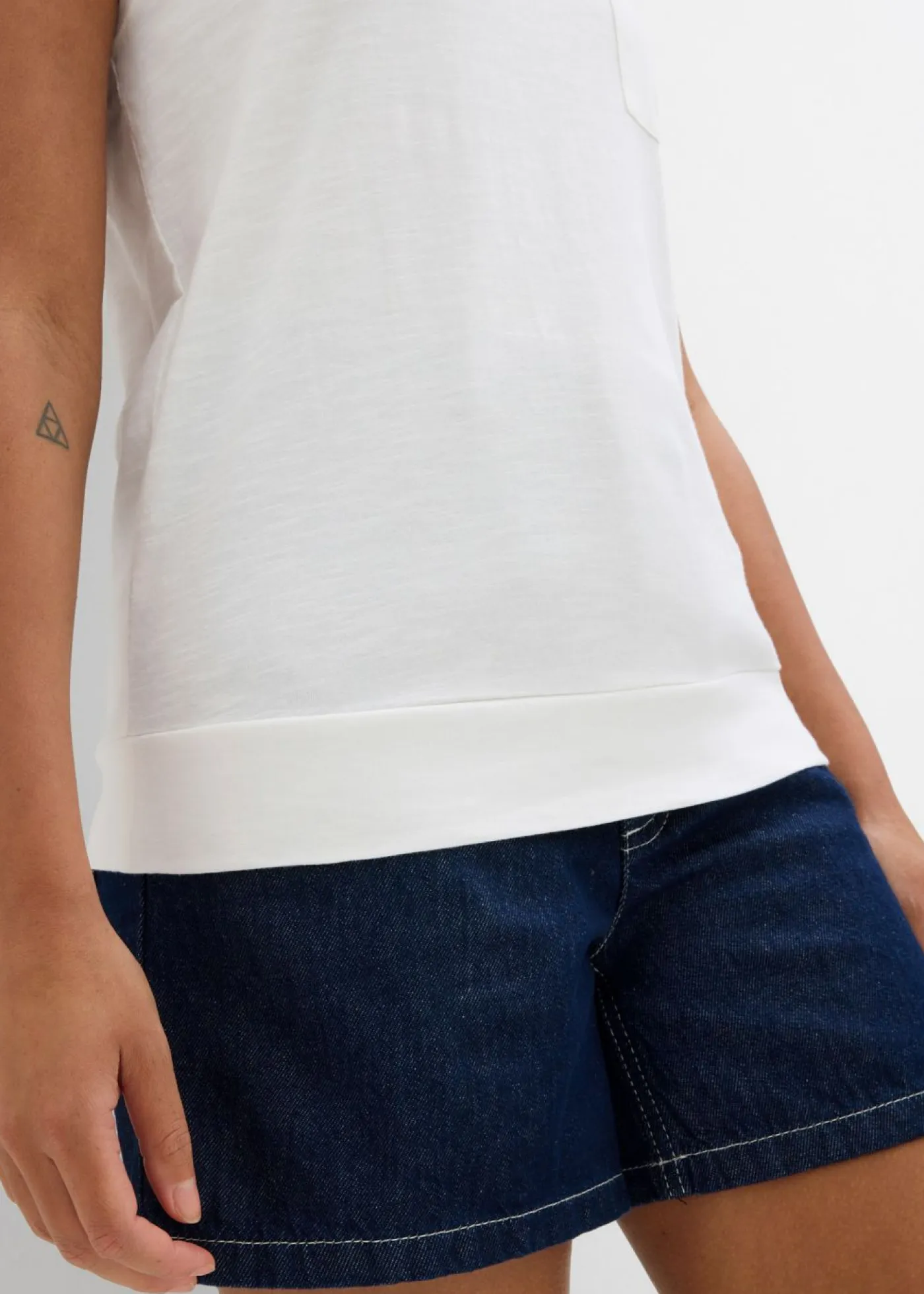 Online Top de algodón orgánico puro (2 unidades) Mujer Camisetas Interiores|Básicos