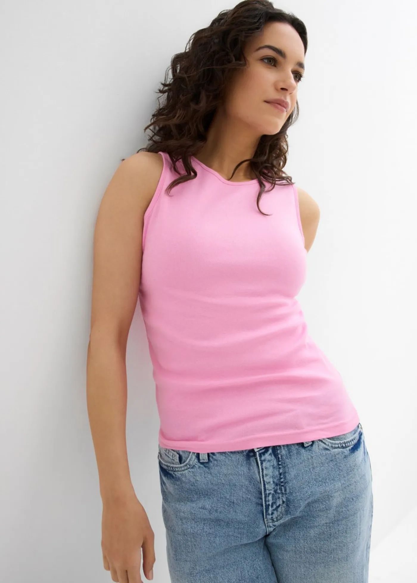 Clearance Top de algodón orgánico puro Mujer Camisetas Interiores|Básicos