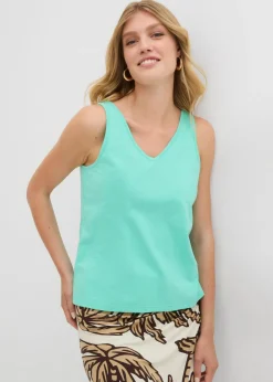 Clearance Top de algodón orgánico puro (2 unidades) Mujer Camisetas Interiores|Básicos