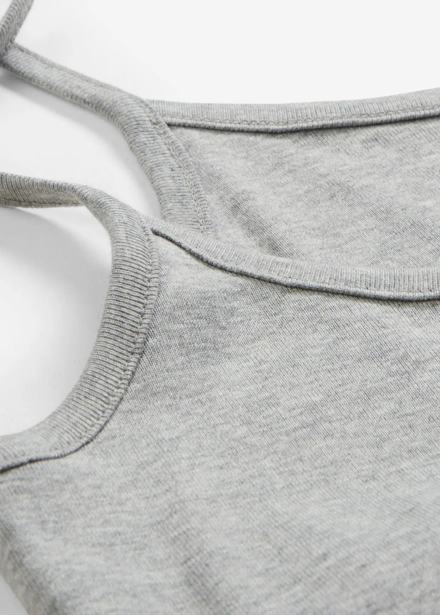 Top de algodón puro con tirantes finos (3 unidades) Mujer Camisetas Interiores|Básicos