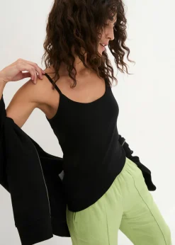 Clearance Top de algodón puro con tirantes finos (3 unidades) Mujer Camisetas Interiores|Básicos