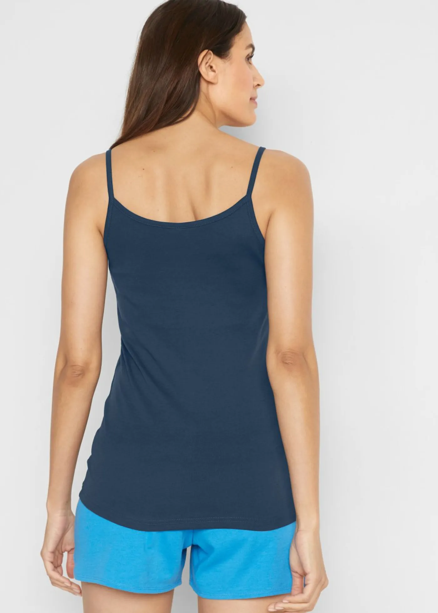Sale Top de algodón puro con tirantes finos (3 unidades) Mujer Camisetas Interiores|Básicos