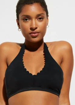 New Top de bikini anudado al cuello Mujer Conjuntos De Traje De Baño|Bikinis