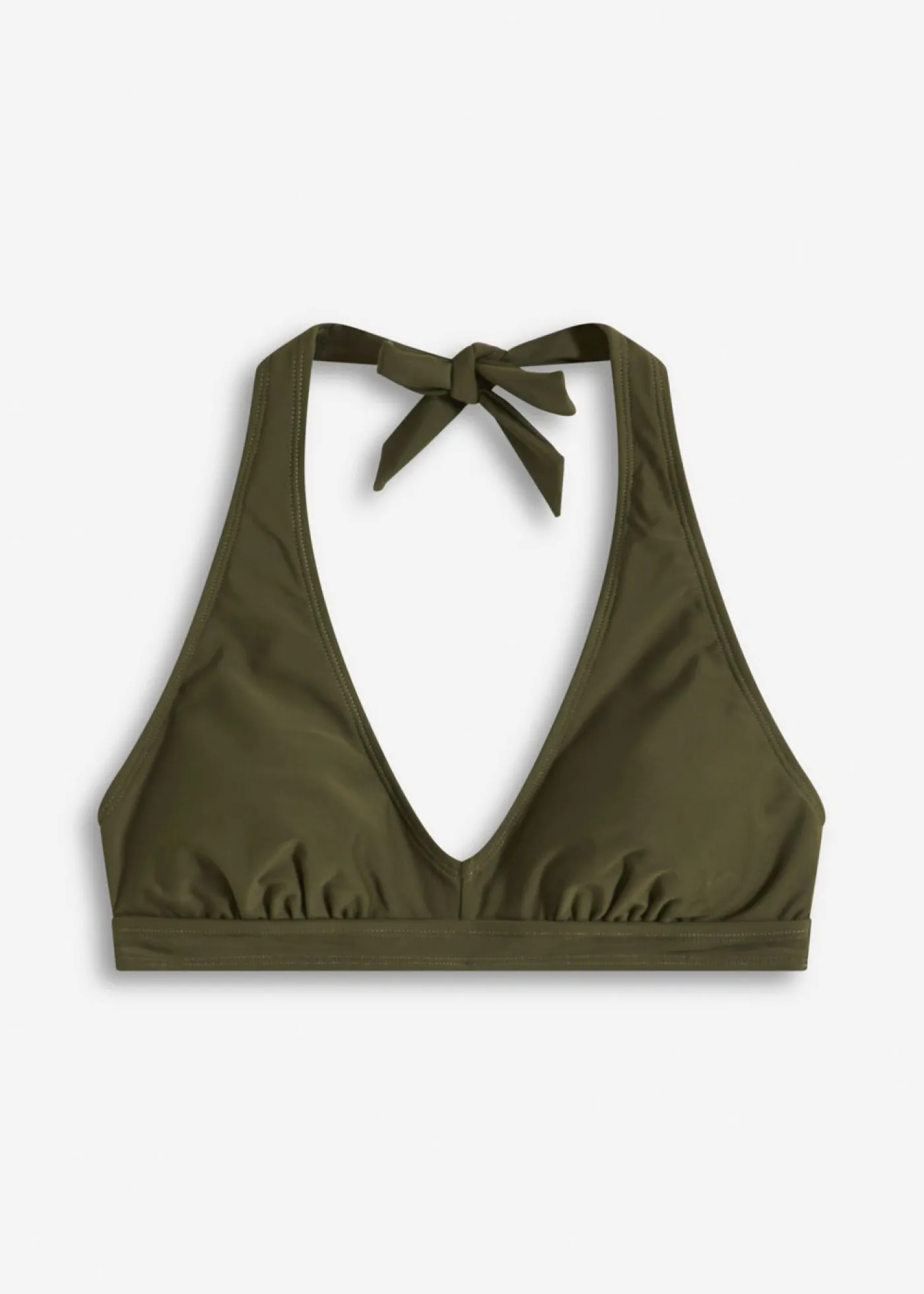 Clearance Top de bikini halter con escote en V Mujer Conjuntos De Traje De Baño|Bikinis