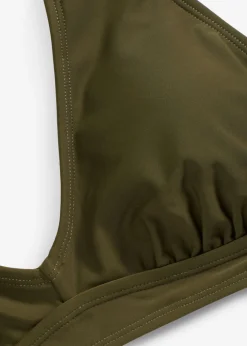 Clearance Top de bikini halter con escote en V Mujer Conjuntos De Traje De Baño|Bikinis