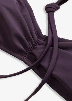 Best Top de bikini tipo bandeau con tirantes desmontables Mujer Conjuntos De Traje De Baño|Bikinis