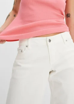 Best Top de canalé de algodón orgánico puro (2 unidades) Mujer Básicos|Camisetas