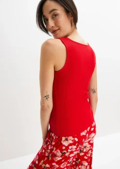 Sale Top de canalé de algodón orgánico puro (2 unidades) Mujer Básicos|Camisetas