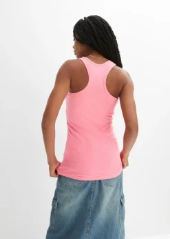 Discount Top de canalé de algodón orgánico (2 unidades) Mujer Camisetas Interiores|Básicos