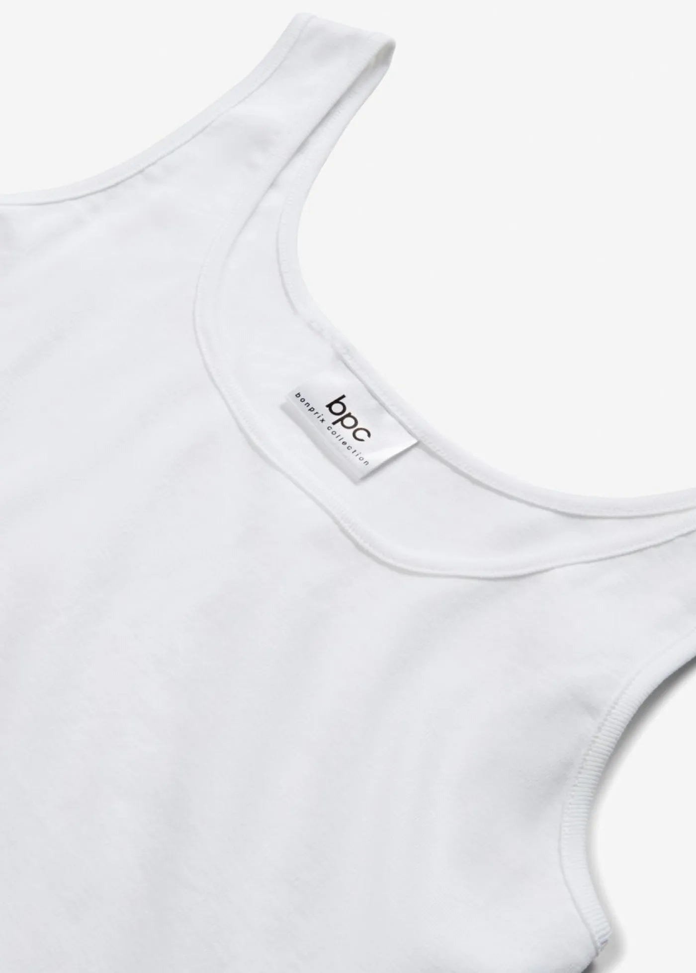 Discount Top de canalé de algodón puro Mujer Camisetas Interiores|Básicos